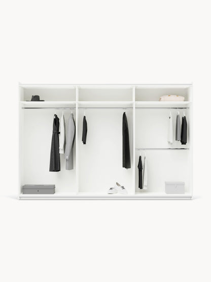 Simvorth Modular Sliding-Door Wardrobe, 300 cm Wide, in Various Sizes