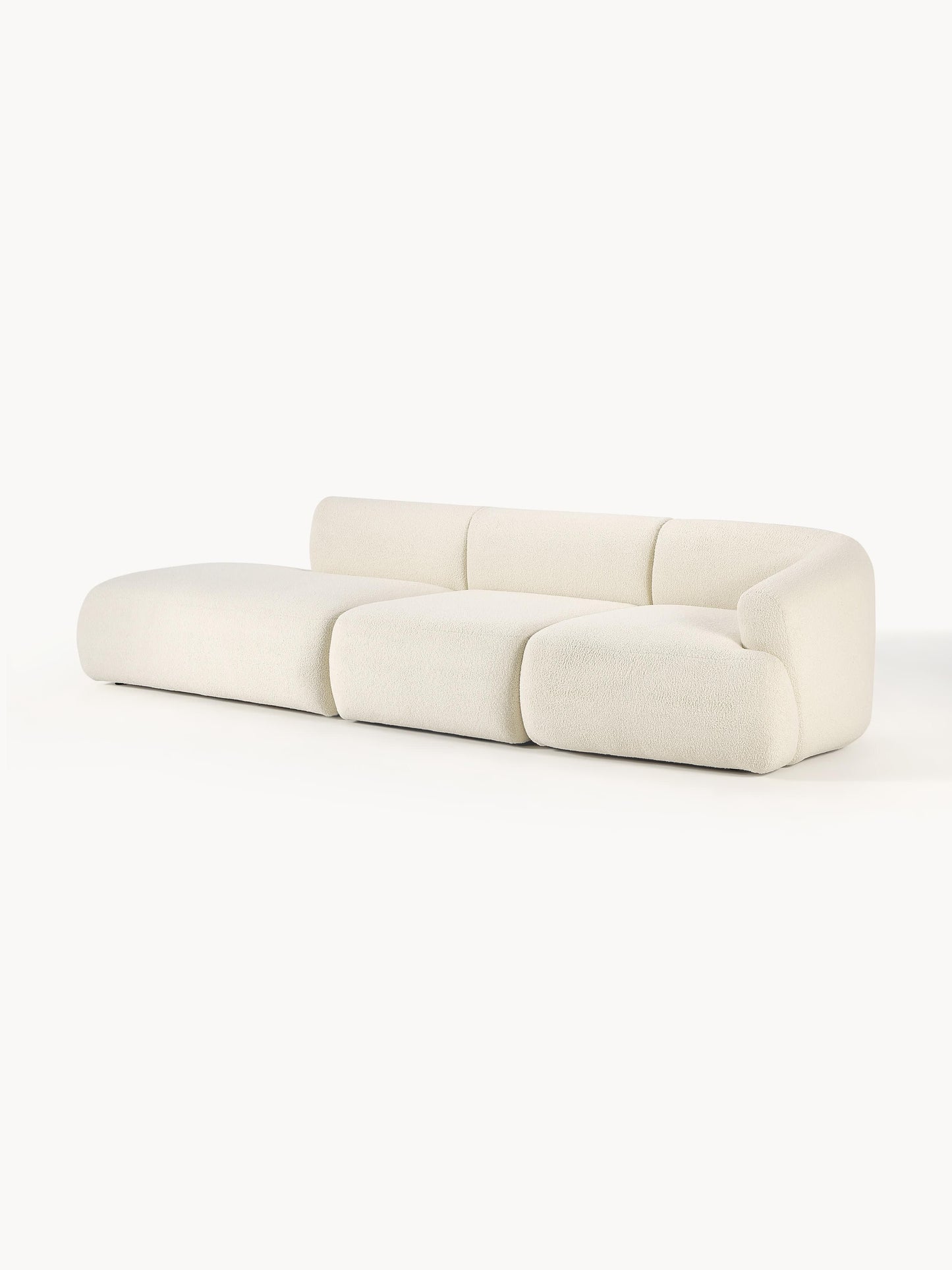 Sovranth 3-Seater Modular Teddy Ottoman