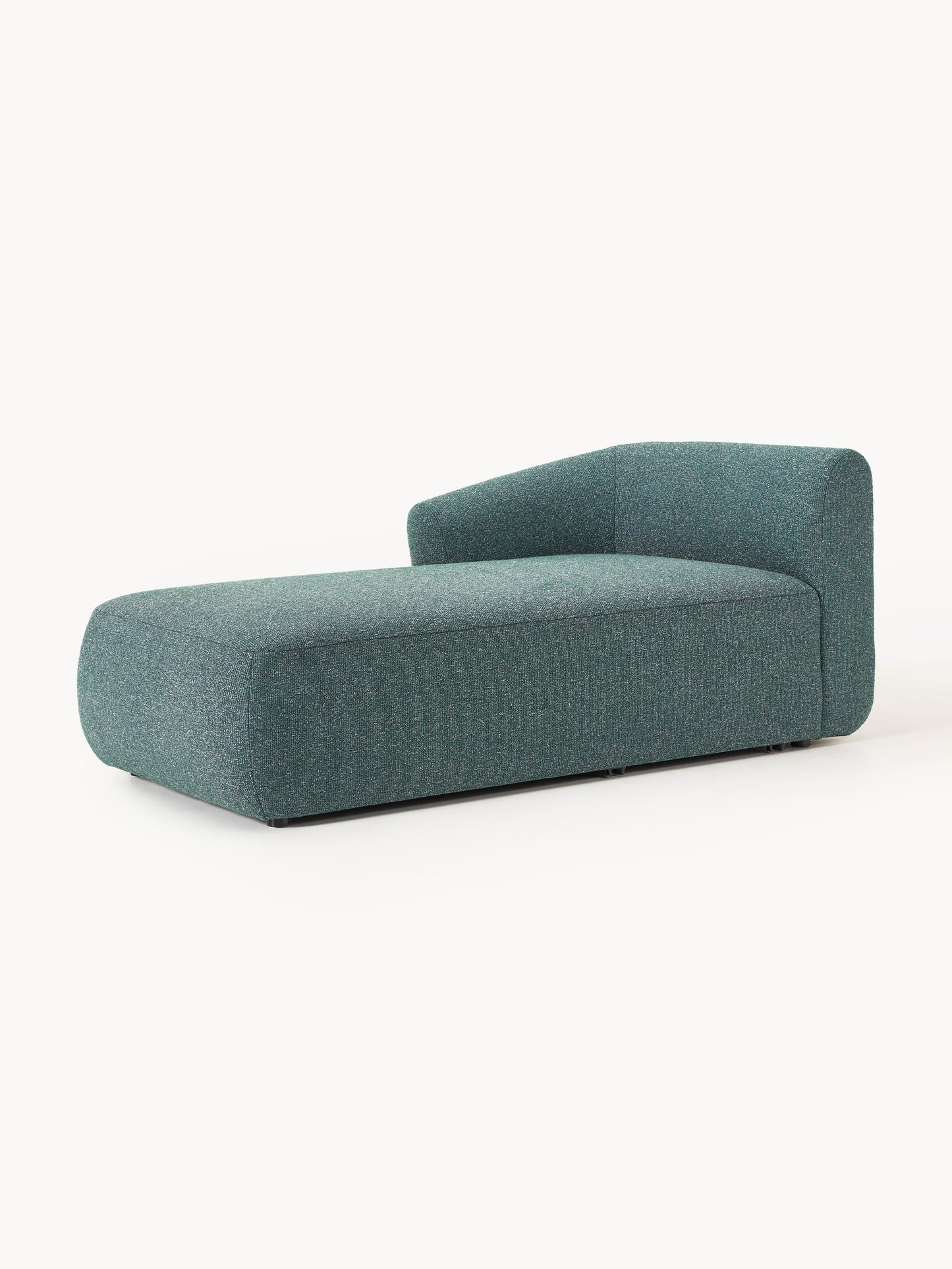 Sovranth Chaise Corner Module in Bouclé