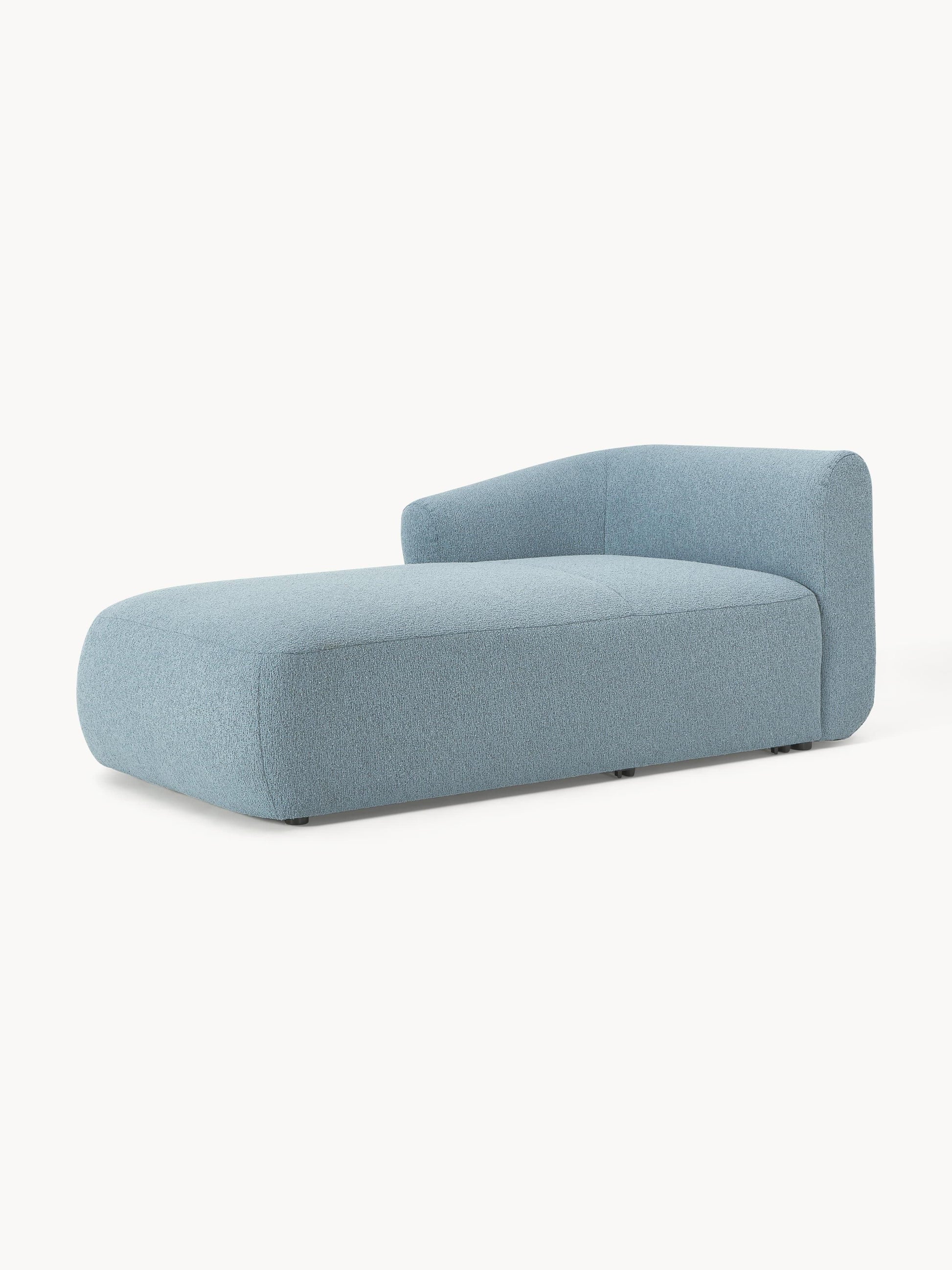 Sovranth Chaise Corner Module in Bouclé