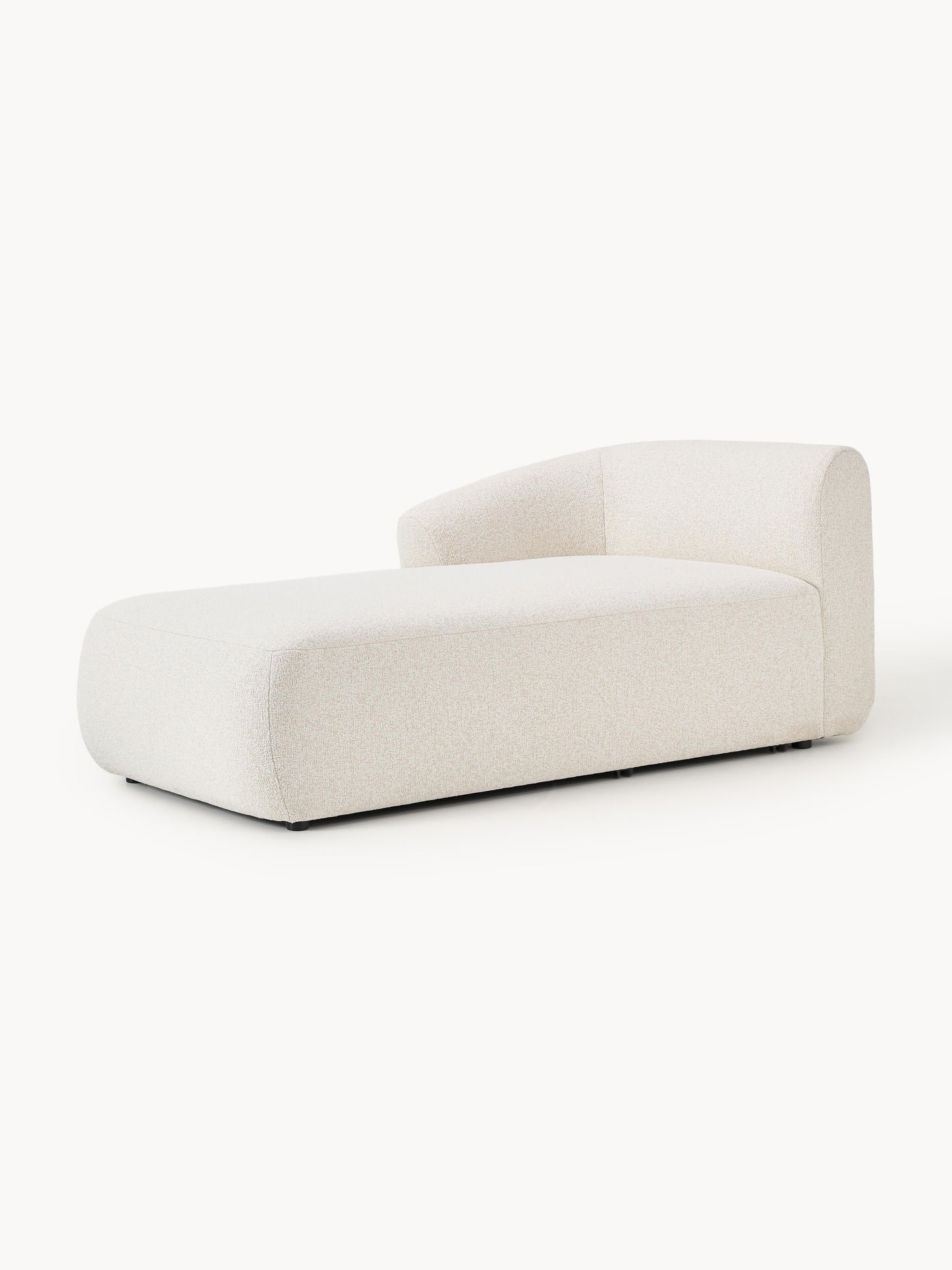 Sovranth Chaise Corner Module in Bouclé