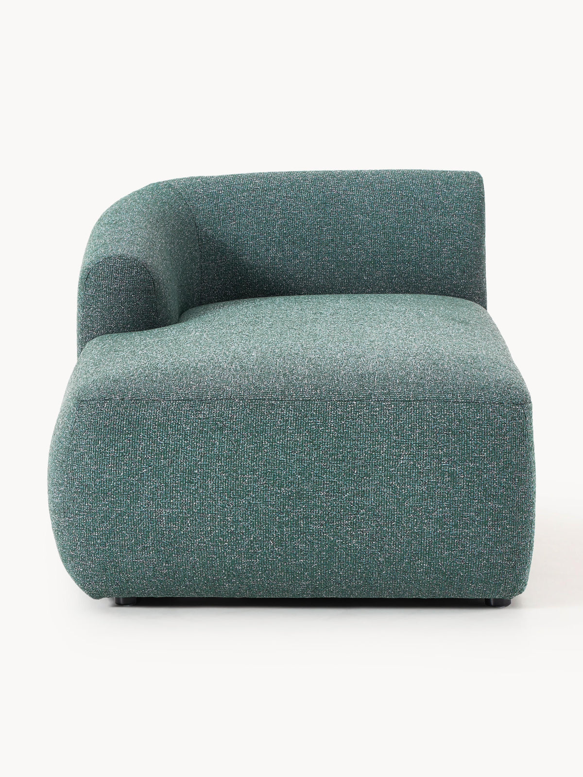 Sovranth Chaise Corner Module in Bouclé