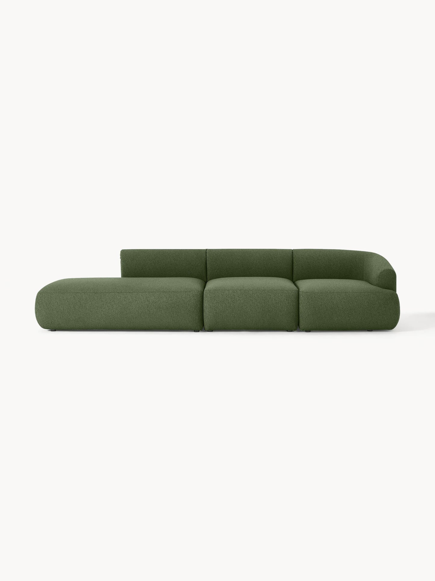 Sovranth Modular Chaise in Bouclé (2-Seater)