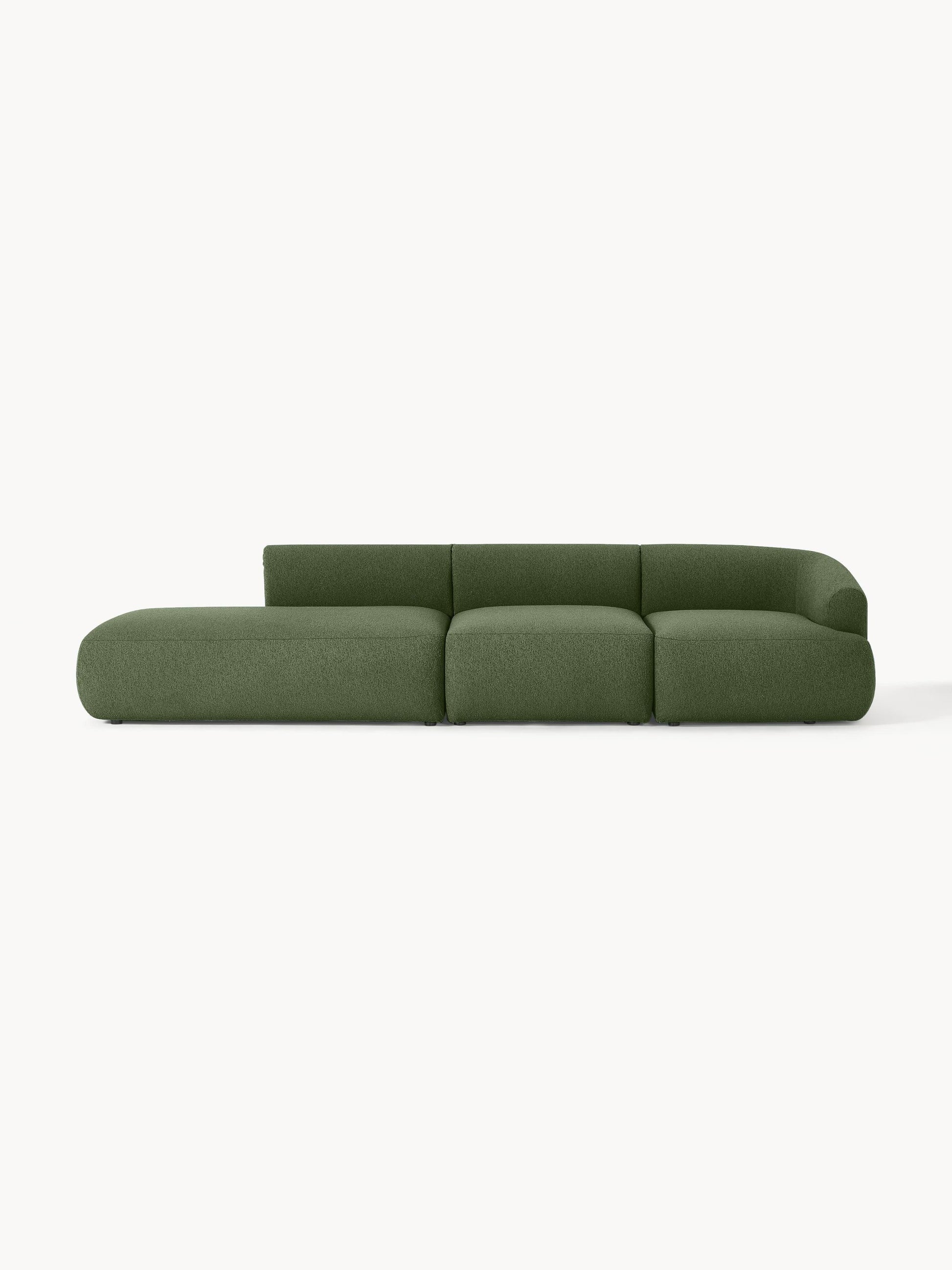 Sovranth Modular Chaise in Bouclé (2-Seater)