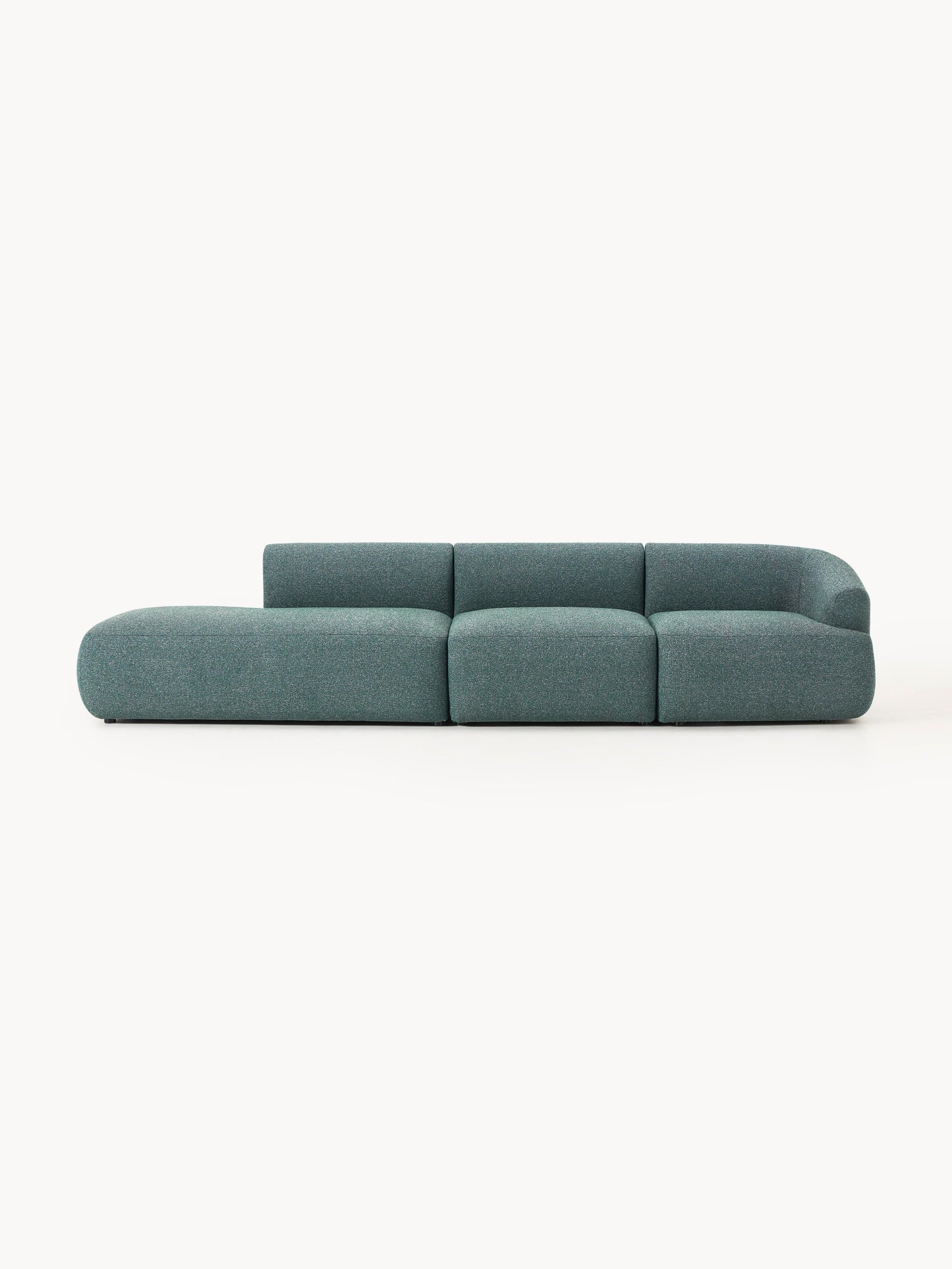 Sovranth Modular Chaise in Bouclé (2-Seater)