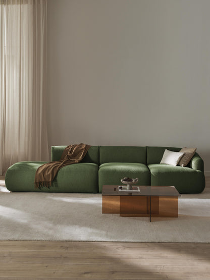 Sovranth Modular Chaise in Bouclé (2-Seater)