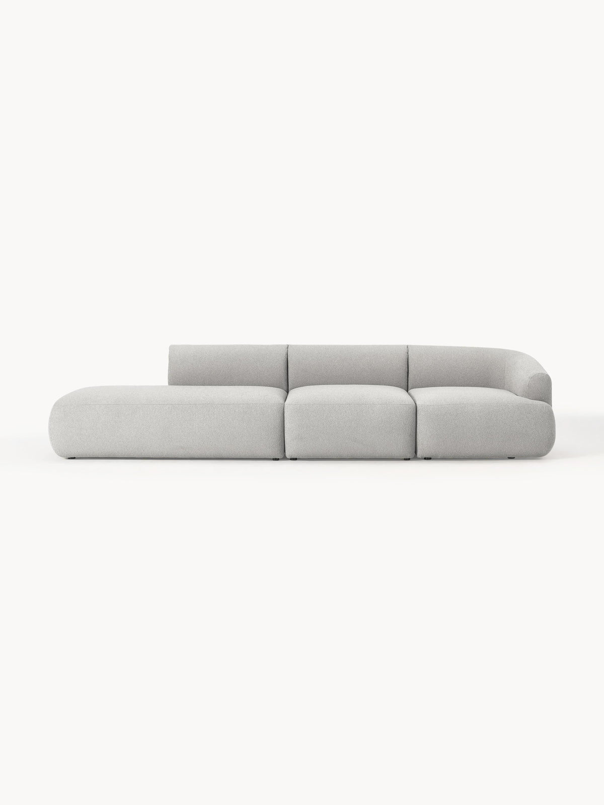 Sovranth Modular Chaise in Bouclé (2-Seater)
