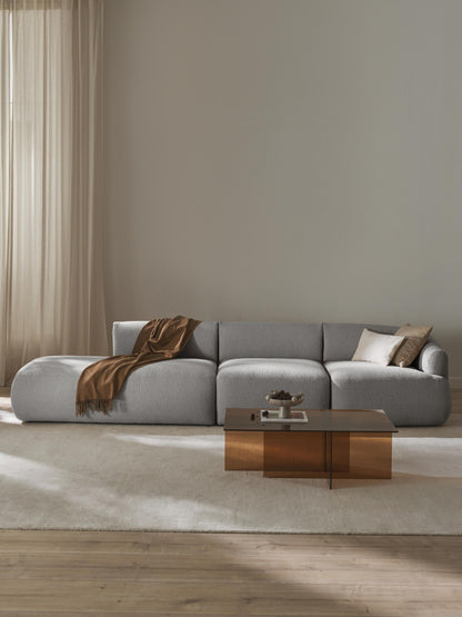 Sovranth Modular Chaise in Bouclé (2-Seater)