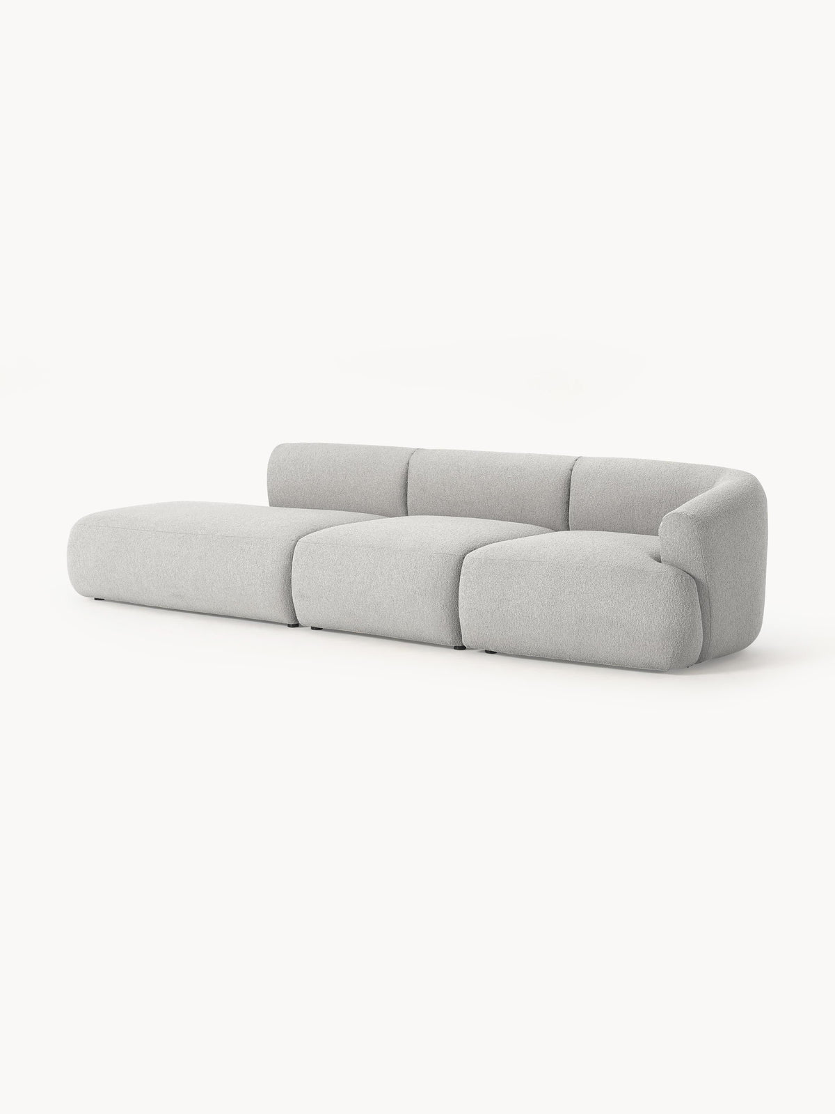 Sovranth Modular Chaise in Bouclé (2-Seater)
