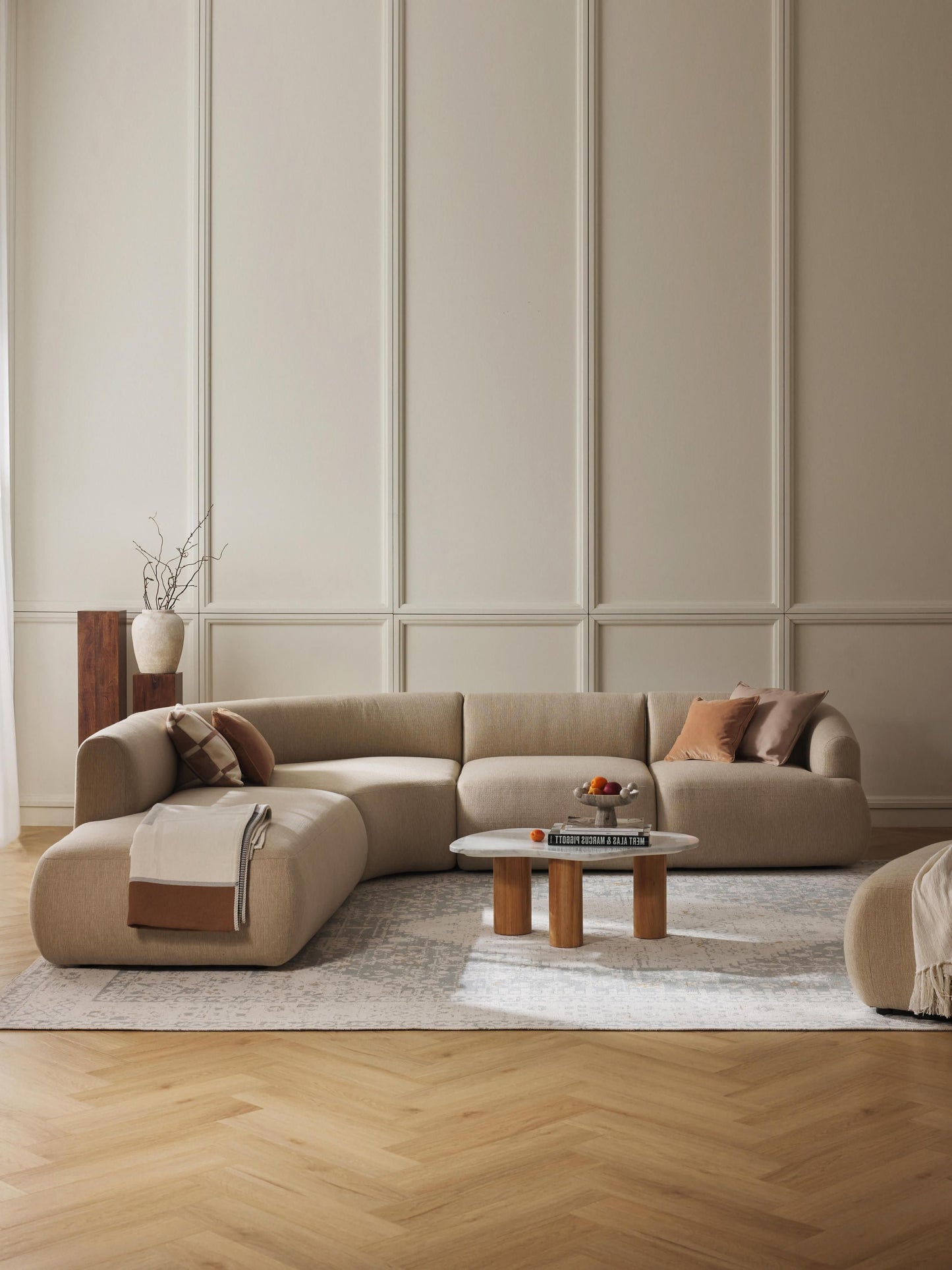 Sovranth Modular Corner Sofa (4-Seater)