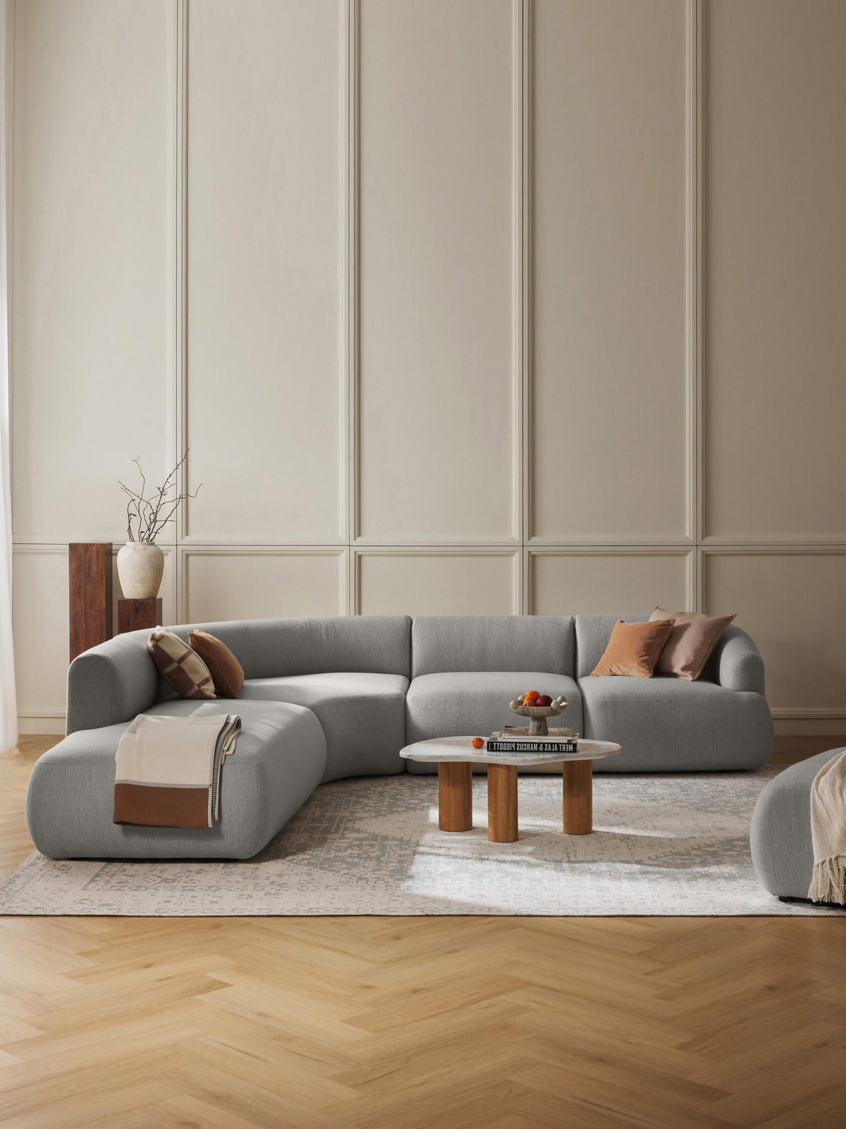Sovranth Modular Corner Sofa (4-Seater)