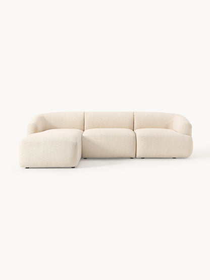 Sovranth Modular Corner Sofa in Bouclé (3-Seater)