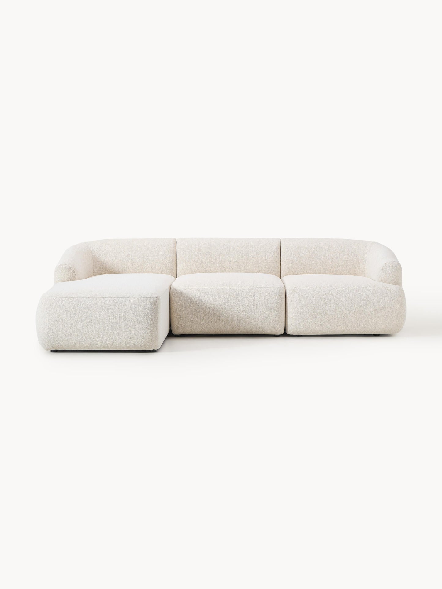 Sovranth Modular Corner Sofa in Bouclé (3-Seater)