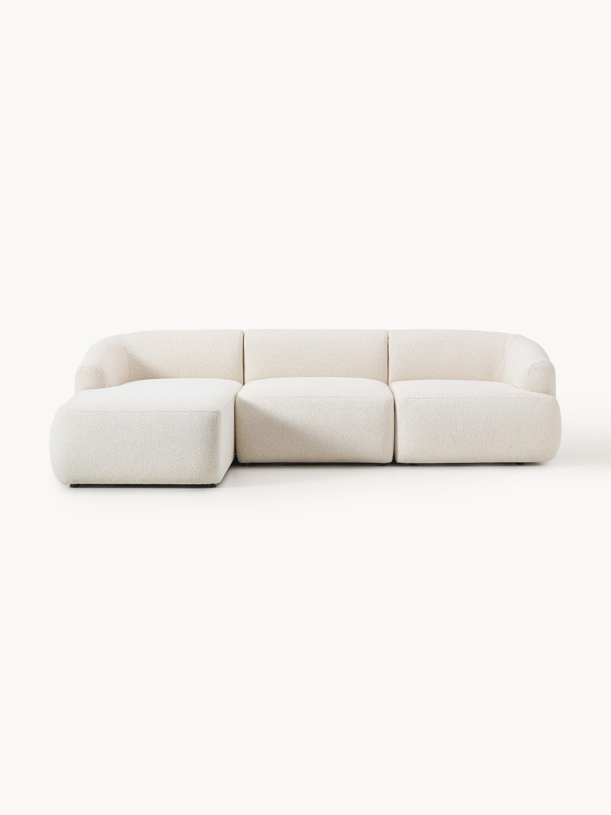 Sovranth Modular Corner Sofa in Bouclé (3-Seater)