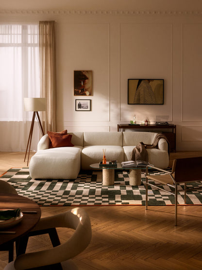 Sovranth Modular Corner Sofa in Bouclé (3-Seater)