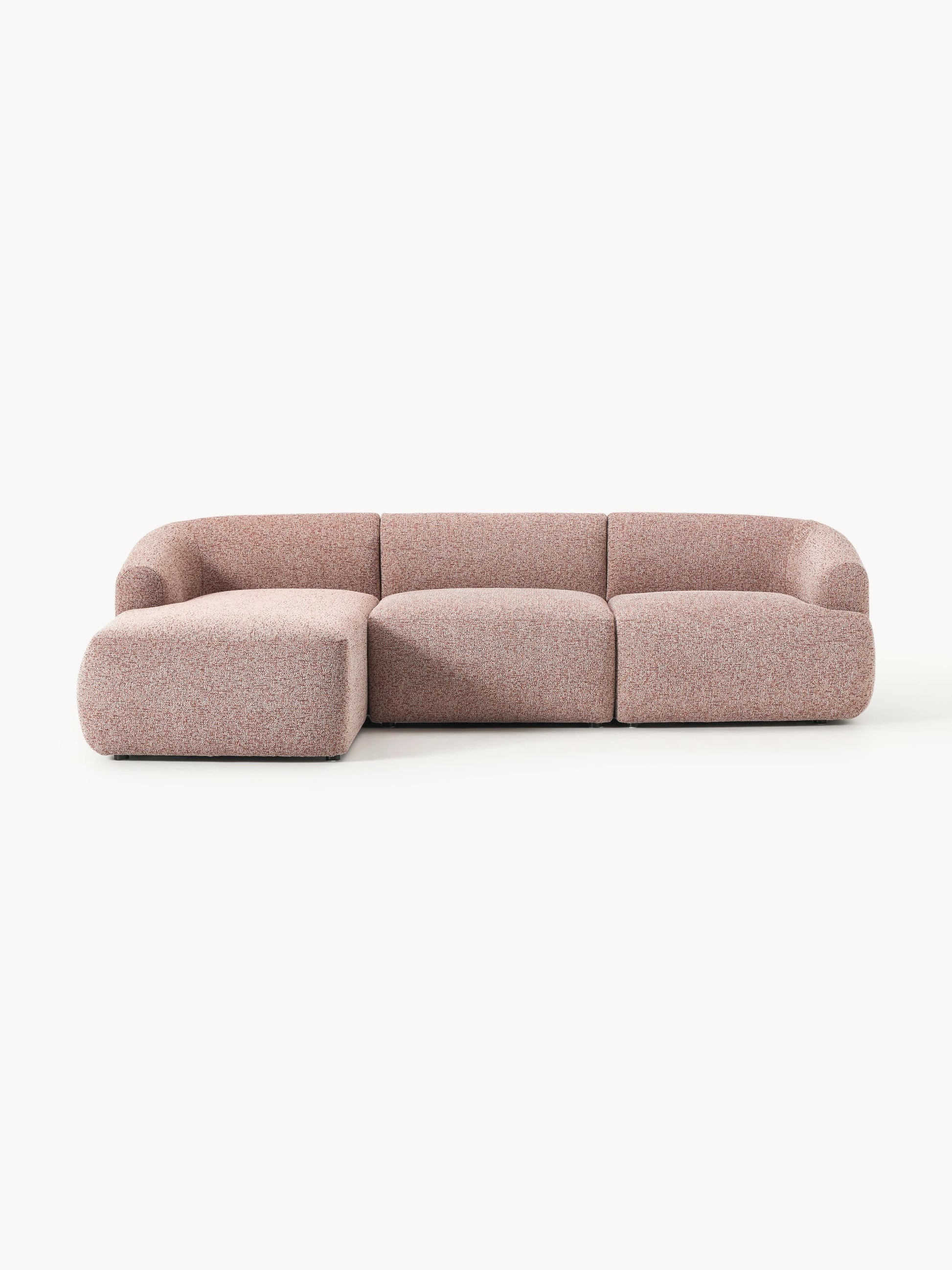 Sovranth Modular Corner Sofa in Bouclé (3-Seater)