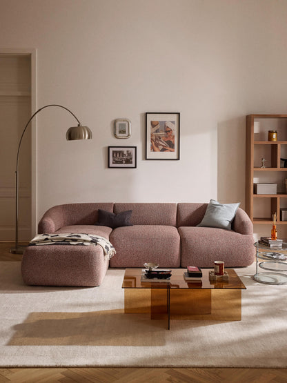 Sovranth Modular Corner Sofa in Bouclé (3-Seater)