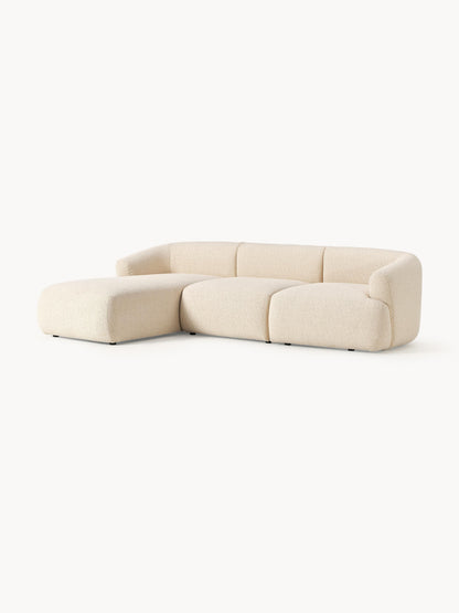 Sovranth Modular Corner Sofa in Bouclé (3-Seater)