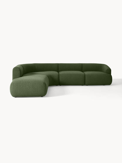 Sovranth Modular Corner Sofa in Bouclé, 4-Seater