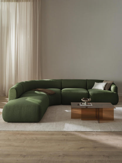 Sovranth Modular Corner Sofa in Bouclé, 4-Seater