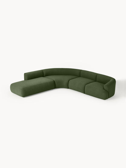 Sovranth Modular Corner Sofa in Bouclé, 4-Seater