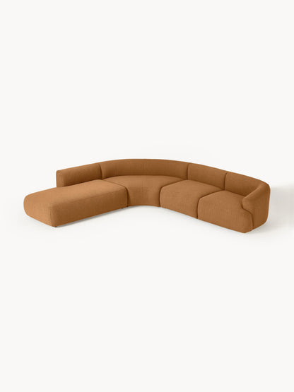 Sovranth Modular Corner Sofa in Bouclé, 4-Seater