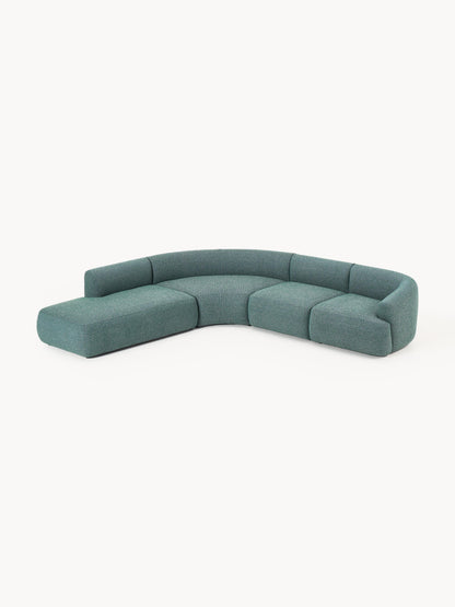 Sovranth Modular Corner Sofa in Bouclé, 4-Seater
