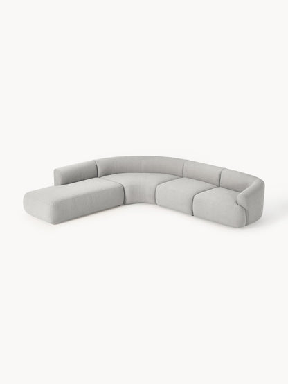 Sovranth Modular Corner Sofa in Bouclé, 4-Seater