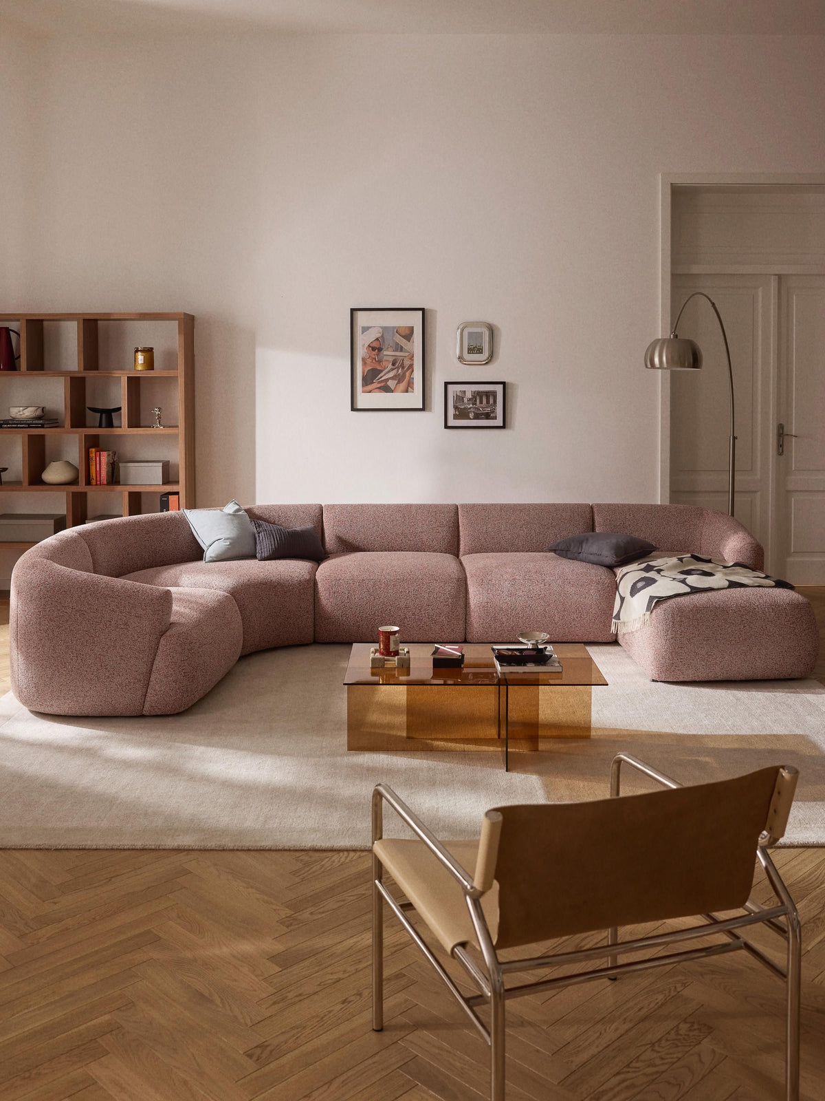 Sovranth Modular XL Sofa in Bouclé