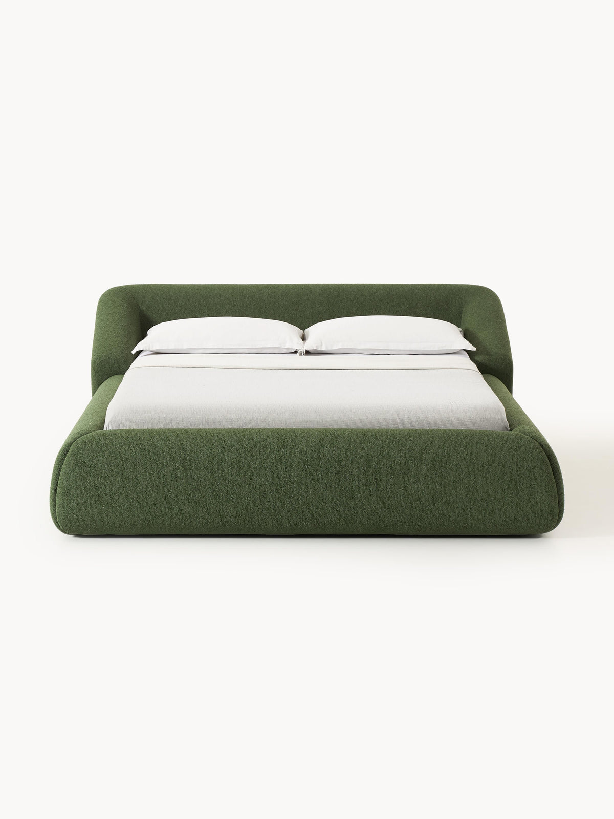 Sovranth Upholstered Bed in Bouclé