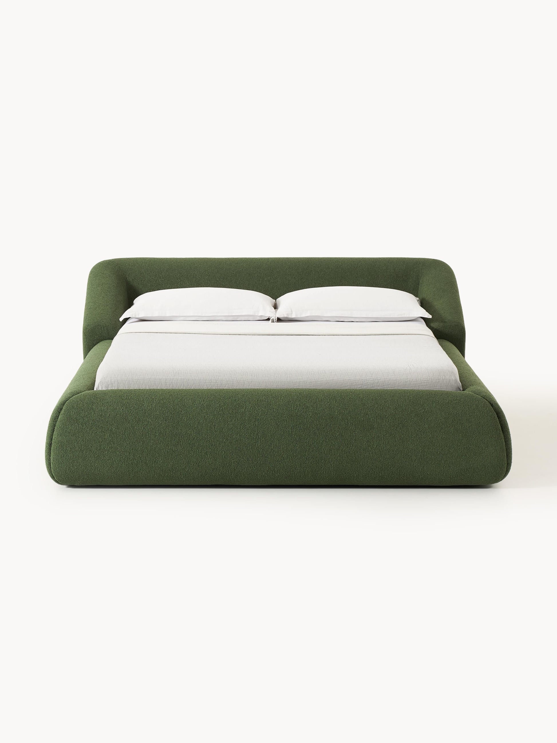Sovranth Upholstered Bed in Bouclé