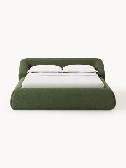 Sovranth Upholstered Bed in Bouclé