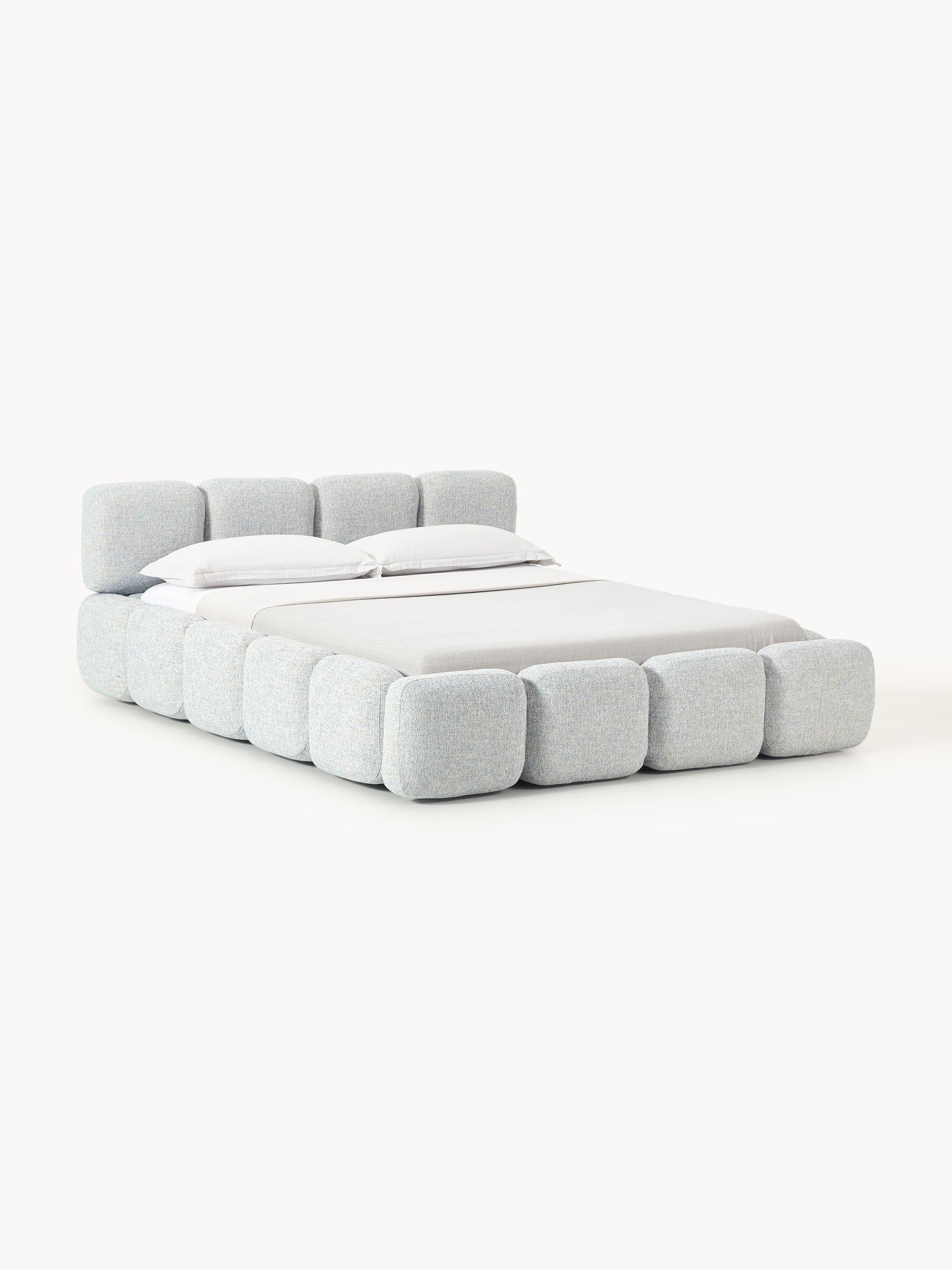Taybris Bouclé Upholstered Bed