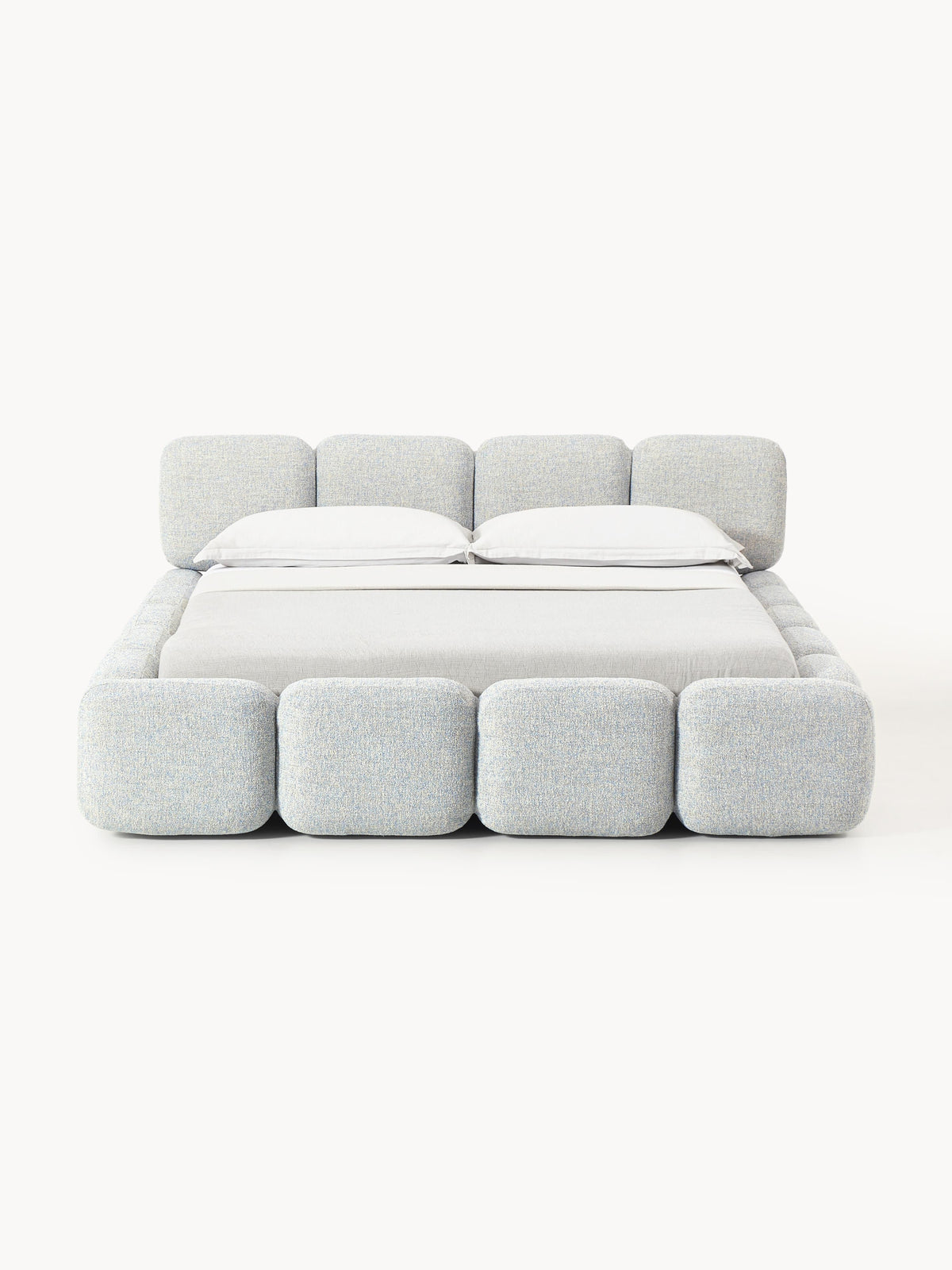 Taybris Bouclé Upholstered Bed