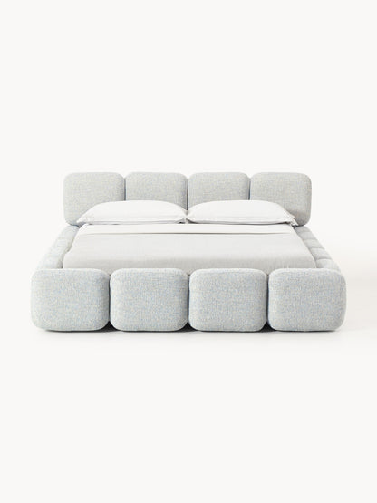 Taybris Bouclé Upholstered Bed