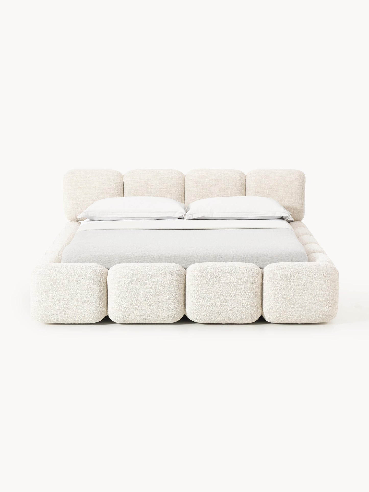 Taybris Bouclé Upholstered Bed