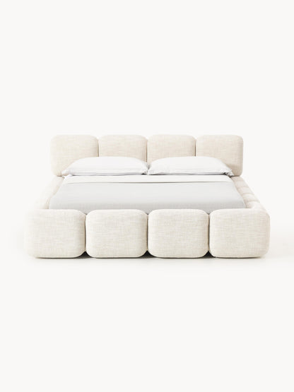 Taybris Bouclé Upholstered Bed
