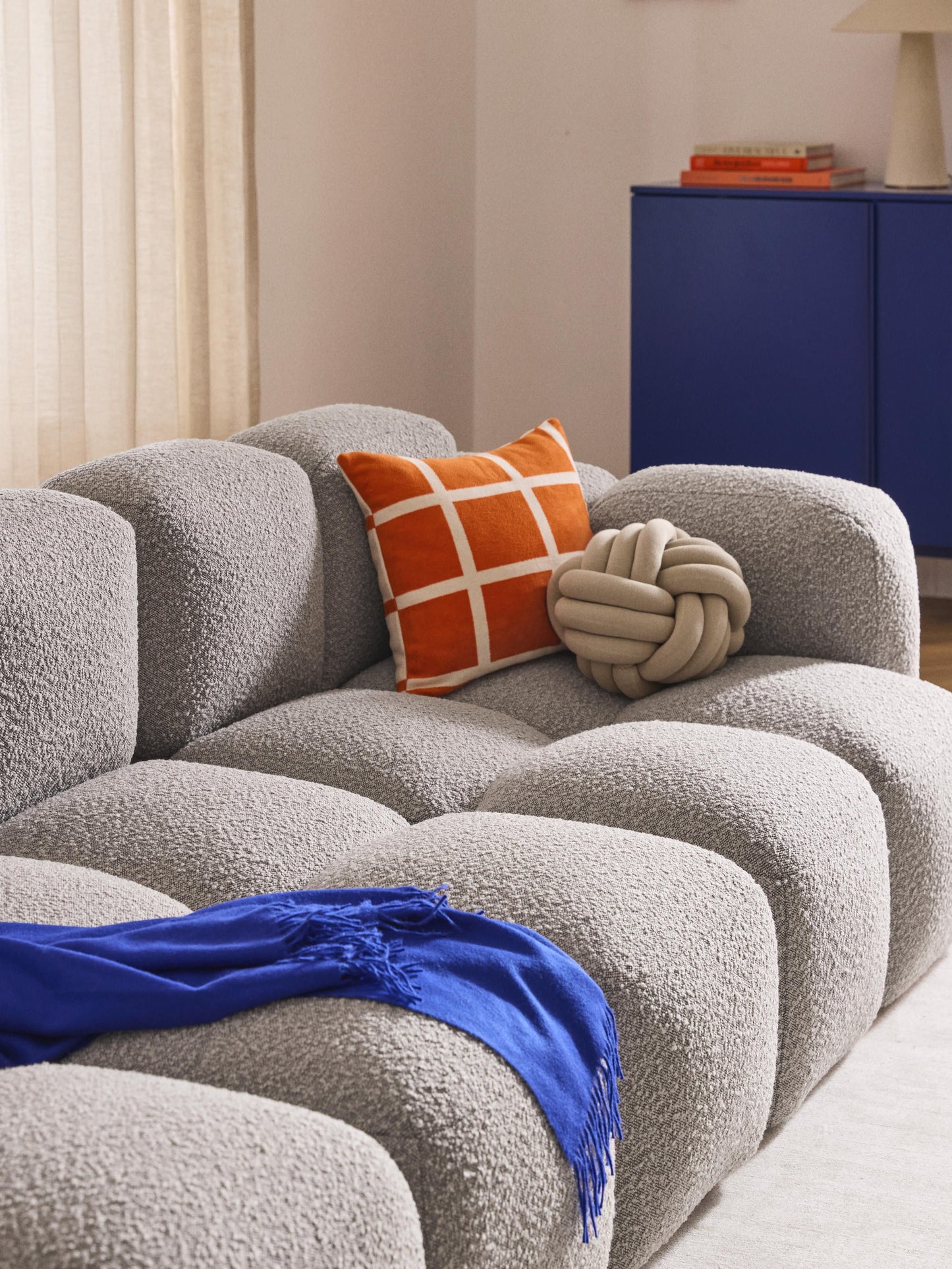 Taybris Corner Module in Bouclé