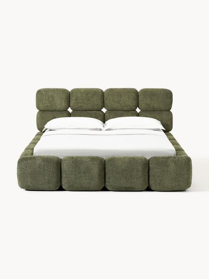 Taybris Teddy Bouclé Upholstered Bed