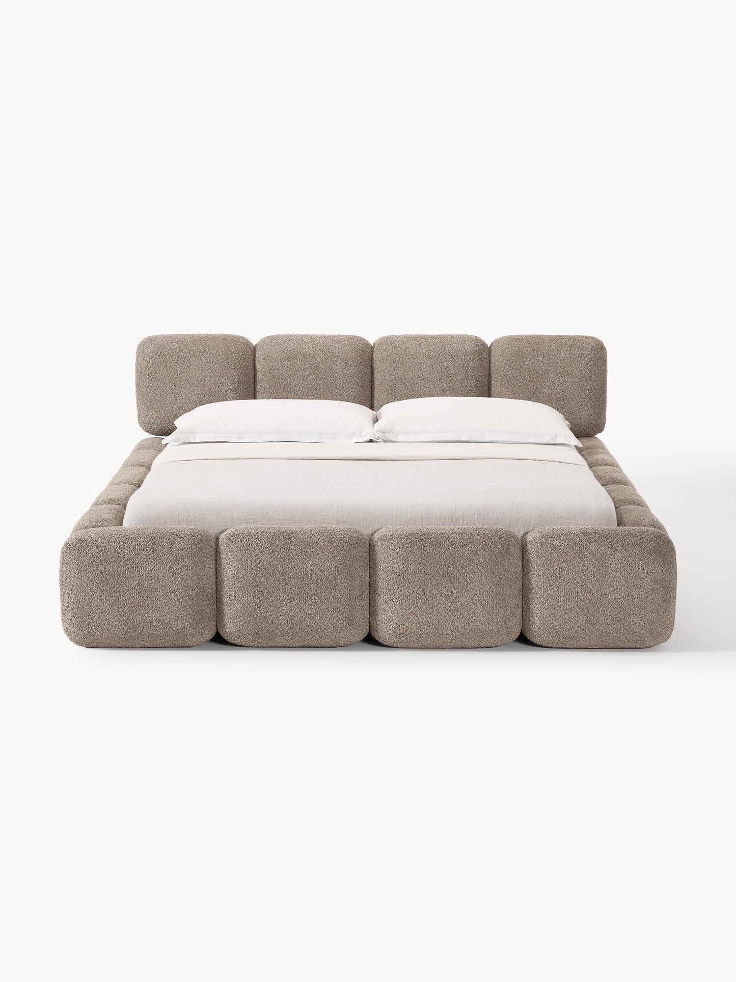 Taybris Teddy Bouclé Upholstered Bed