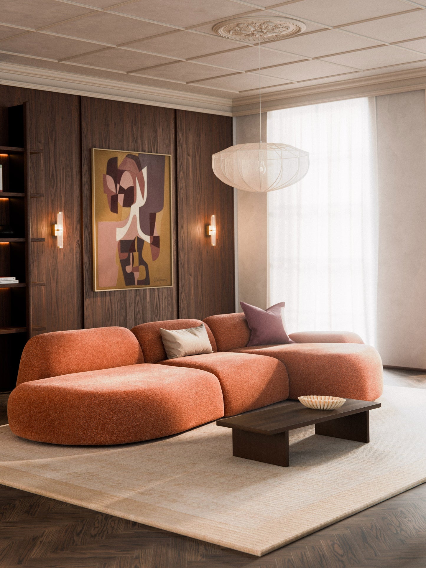 Wolgarth 4-Seater Modular Corner Sofa with Chaise Longue