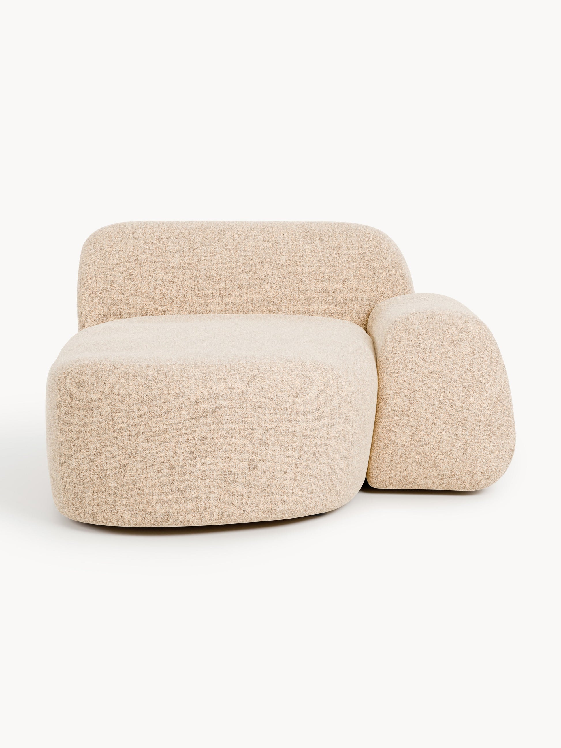 Wolgarth Chaise Corner Module in Bouclé