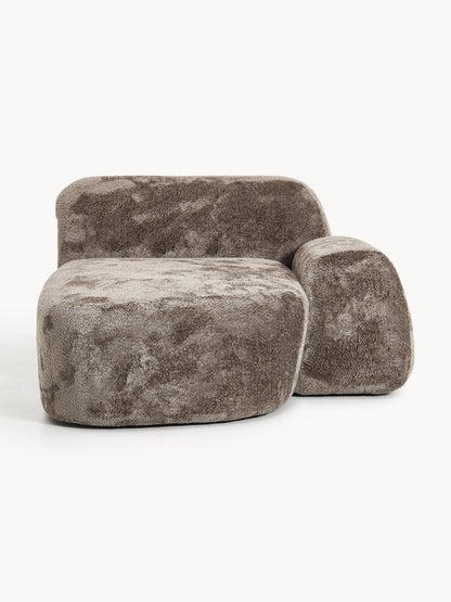 Wolgarth Chaise in Teddy Bouclé