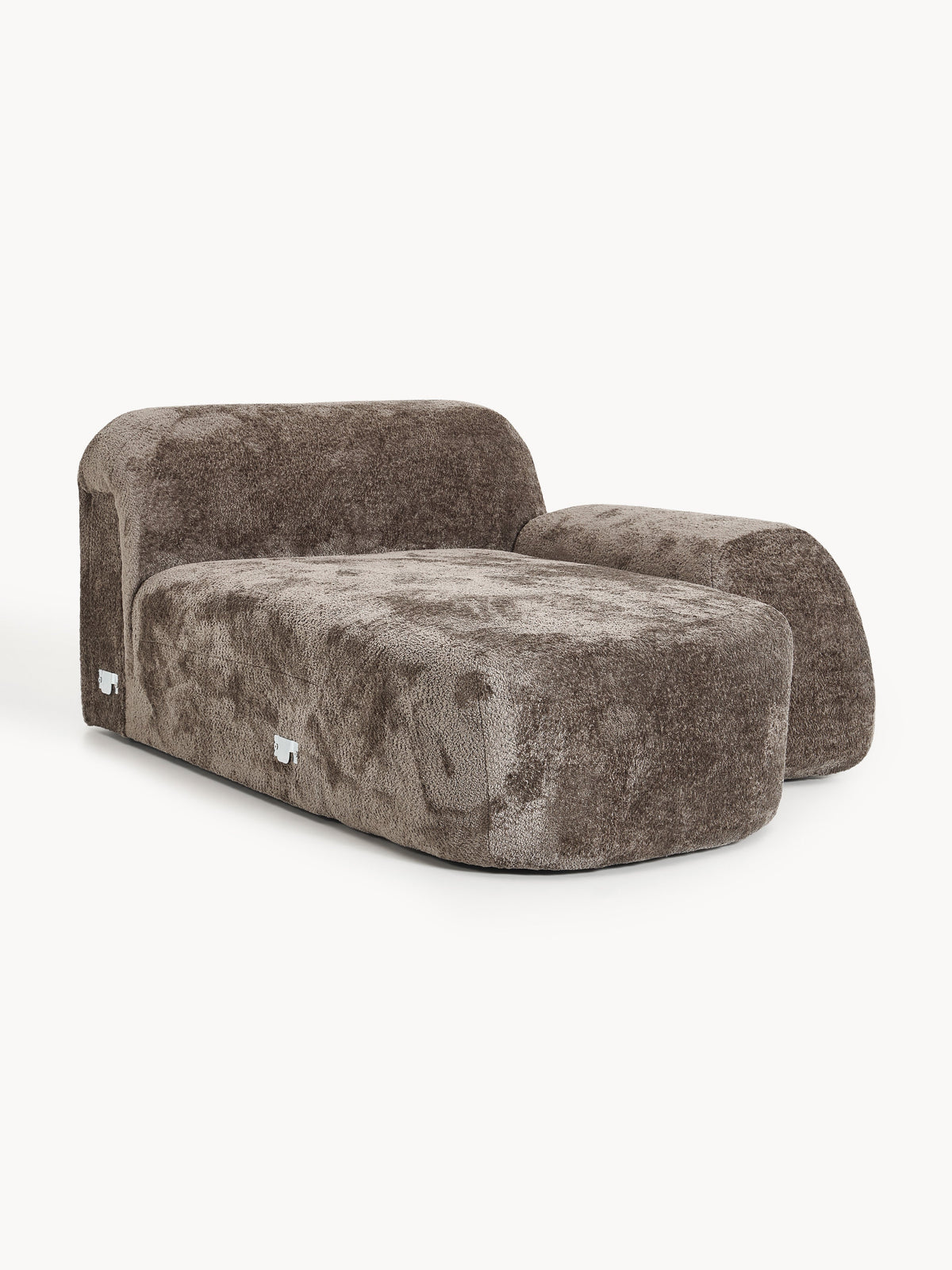 Wolgarth Chaise in Teddy Bouclé