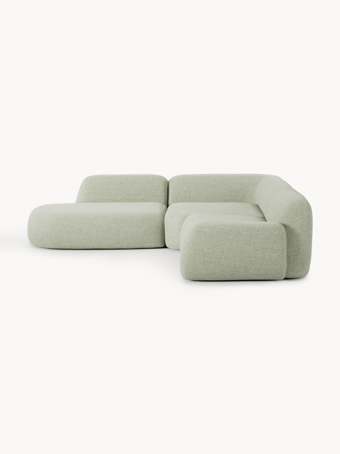 Wolgarth Modular Bouclé Corner Sofa (4-Seater) with Chaise Longue