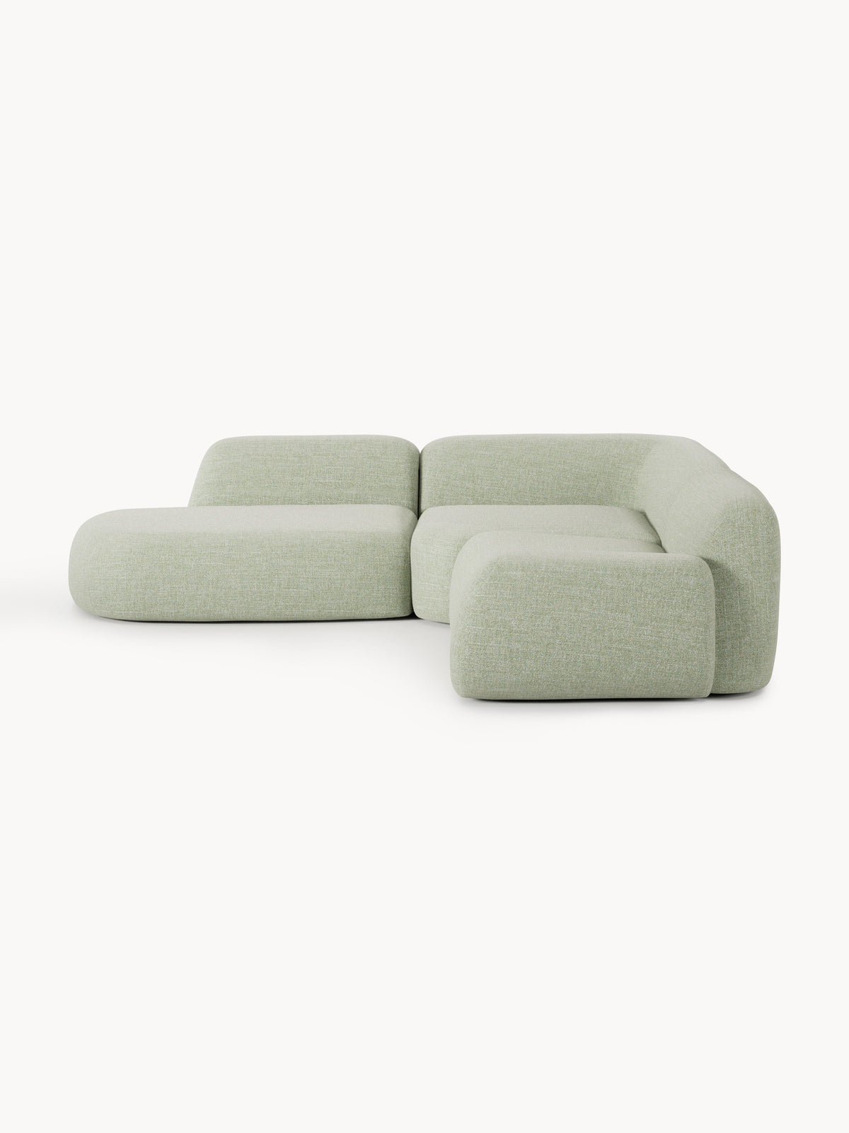 Wolgarth Modular Bouclé Corner Sofa (4-Seater) with Chaise Longue
