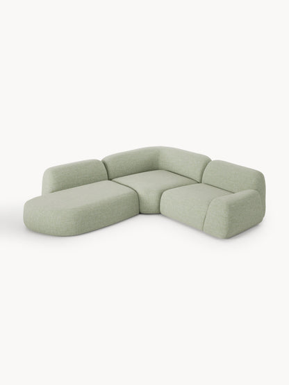 Wolgarth Modular Bouclé Corner Sofa (4-Seater) with Chaise Longue