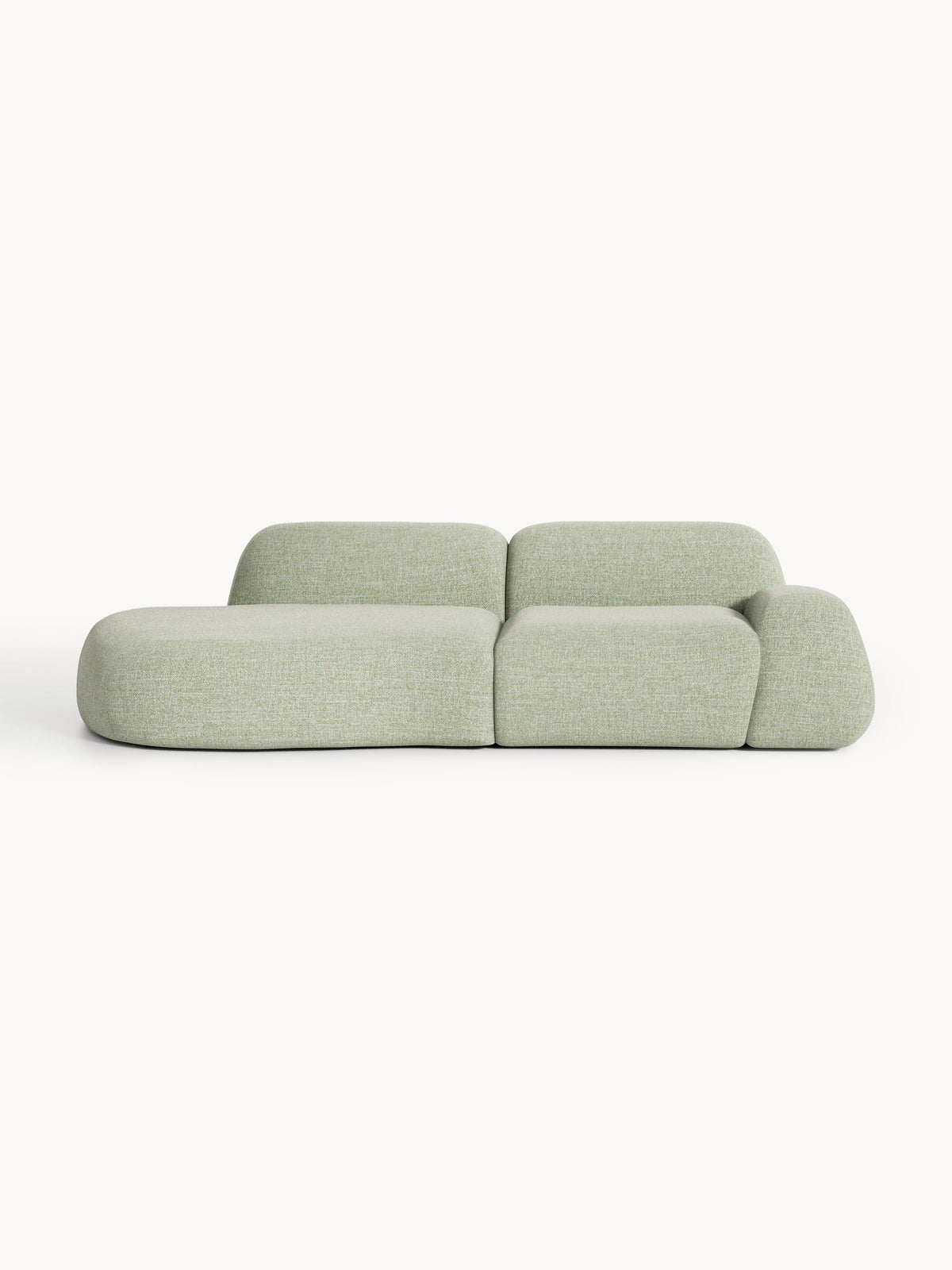 Wolgarth Modular Chaise in Bouclé, 3-Seater