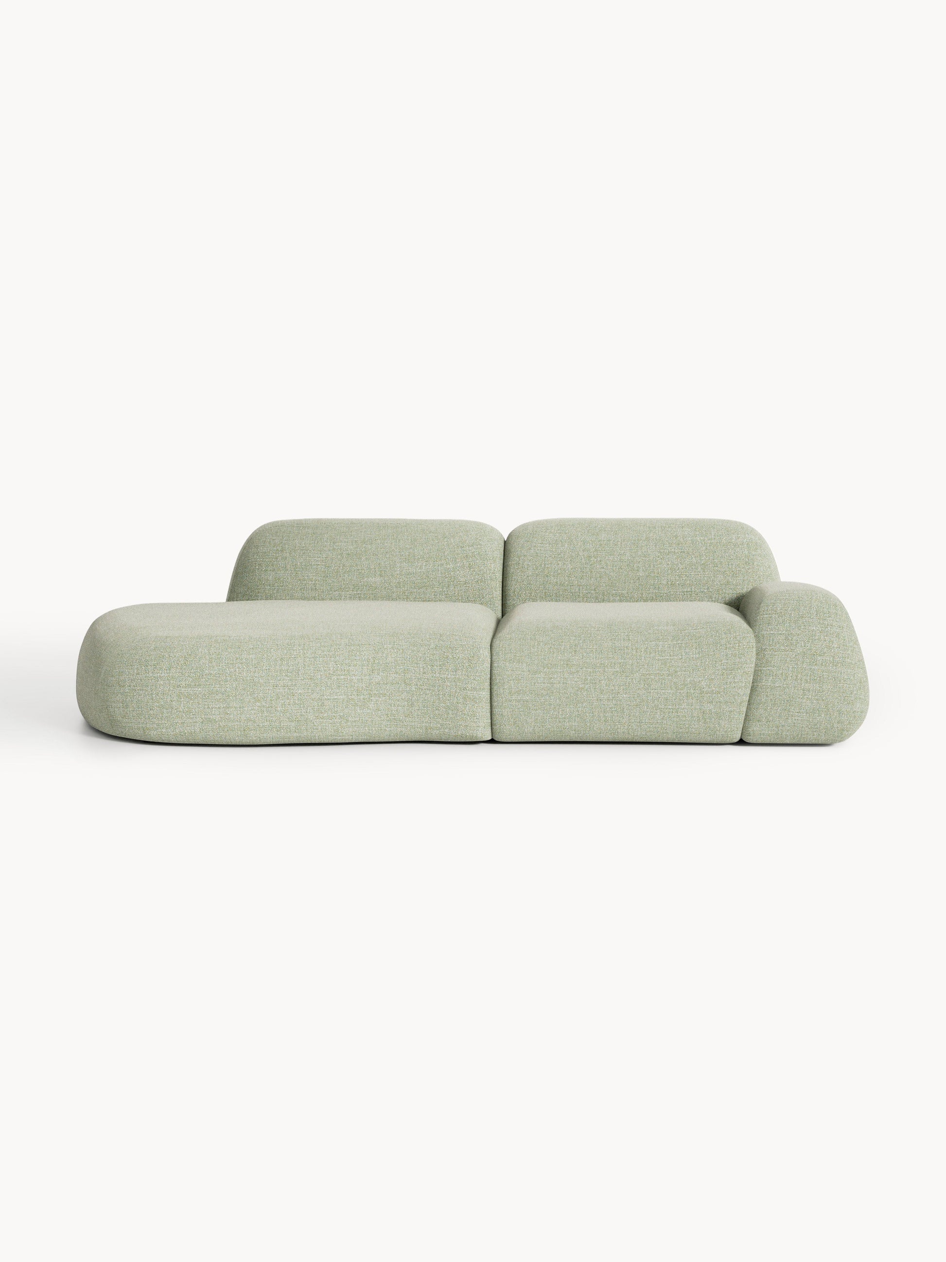 Wolgarth Modular Chaise in Bouclé, 3-Seater