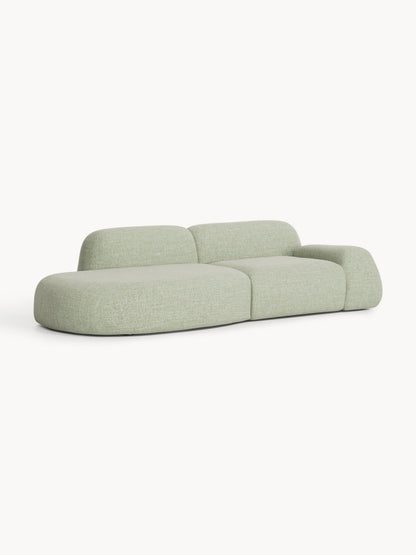 Wolgarth Modular Chaise in Bouclé, 3-Seater